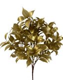 Yapay Çiçek Altın Gold Limon Yaprağı Demet Şimşir Demeti Garnitür Aradal Dekoratif Yapay Bitki