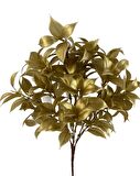 Yapay Çiçek Altın Gold Limon Yaprağı Demet Şimşir Demeti Garnitür Aradal Dekoratif Yapay Bitki