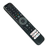 Tcl 65C755 İle Uyumlu 4k Smart  Tv Kumanda-Mikrofonlu