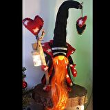 himarry ledli aplik dekoratif şans cücesi biblo hediye 60 cm