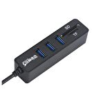Usb Hub 3 Port MicroSD Tf Sd Kart Okuyucu Çoklayıcı