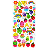 Sticker Kabartmalı Stiker Defter, Planlayıcı Etiket (HL88-036) - 17X9 cm - Sevimli Şeker Dondurma