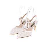 File Pullu Kadın Topuklu Abiye Ayakkabı 