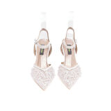 File Pullu Kadın Topuklu Abiye Ayakkabı 