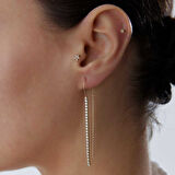 Su Yolu Zincir Sallantılı Küpe