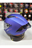 AXXIS Panther Sv Solıd A7 Matt Blue Tam Kapalı Kask
