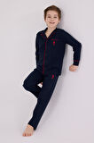 U.S. Polo Assn Gömlek Pijama US2234-4 Lacivert