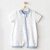 Andywawa AC25605 Ocean İs My Happy Place Bebek Tulum White