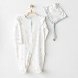 Andywawa AC25510 Love Family Bebek Tulum Takım Ekru