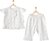Andywawa AC25511 Love Family 2'Li Bebe Takım Ekru
