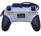 Kontorland - PS4 Ve PC Uyumlu Titreşimli Kablolu Oyun Kolu GamePad P4H