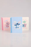 DEKOMUS İLE LİSANSLI LILO & STITCH "TEKLİ" SPIRALLI A6 80 YAPRAK BLOKNOT