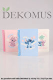 DEKOMUS İLE LİSANSLI LILO & STITCH "TEKLİ" SPIRALLI A6 80 YAPRAK BLOKNOT