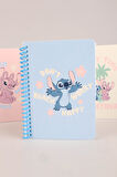 DEKOMUS İLE LİSANSLI LILO & STITCH "TEKLİ" SPIRALLI A6 80 YAPRAK BLOKNOT