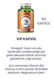 VİP İNTERNATİONAL OMEGA3 B12 TAKVİYE EDİCİ GIDA KAPSÜLÜ 60 ADET