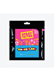 Wonderland City Pack Spray Tattoo Geçici Dövme Seti 28 Desen 1 Siyah Sprey