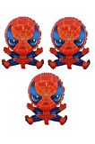 Spiderman 3 Adet Büyük Boy 41cmx56cm Folyo Balon (HELYUM) No:5