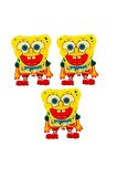 Sünger Bob 3 Adet Büyük Boy 43cmx54,5cm Folyo Balon (helyum) No:20