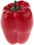 Yapay Kırmızı California Biber Dolma Biber 1adet 10*7 cm Gerçek Boyut