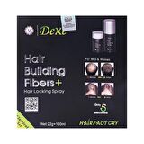 Dexe Saç Dolgunlaştırıcı Fiber Keratin Toz ve Sprey Siyah