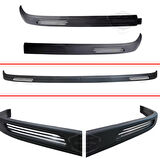 Fiat Marea Siena Brava Hb&Sedan Uyumlu Üniversal V2 Laguna Lip Esnek Ön Lip 2 Parça Tampon Altı Dil Karlık Ön Ek