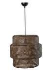 ASEL TEKLİ KAHVE RATTAN SARKIT