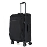 Verage GM21002W Kumaş 3 lü Valiz Seti Siyah