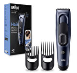 Braun Series 5 HC5350 Erkekler İçin 17 Uzunluk Ayarına Sahip Saç Kesme Makinesi