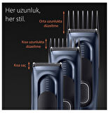 Braun Series 5 HC5350 Erkekler İçin 17 Uzunluk Ayarına Sahip Saç Kesme Makinesi