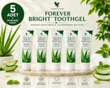 Forever Bright Toothgel Aloe Vera ve Propolis İçeren Diş Macunu (Florür İçermez) 5 x 130 g