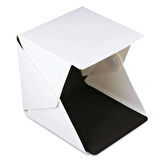Monozone  Mini Fotoğraf Stüdyosu Çadır Kiti Led Işıklı 40x40 Cm Taşıma Çantalı Ürün Fotoğraf Çekim Çadırı Pratik Katlanabilir Aydınlatma Çadırı
