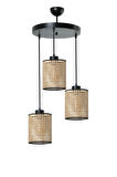 APRİL 3 LÜ TEPSİLİ RATTAN SARKIT