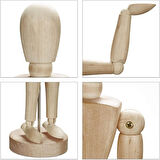 Eskiz Mankeni Ahşap Model 30 cm Manken Modelling