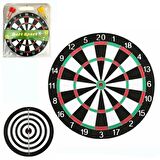 Çift Taraflı Dart Tahtası ve 4 Adet Metal Uçlu Ok 30cm Bullseye