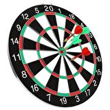 Çift Taraflı Dart Tahtası ve 4 Adet Metal Uçlu Ok 30cm Bullseye