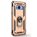 Gpack Samsung Galaxy S8 Kılıf Vega Standlı Yüzüklü Mıknatıslı