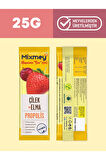 Mixmey Bee Propolisli Çilek Meyve Bar | Bağışıklık Ve Çilek Lezzeti - 25gr X 12 Adet