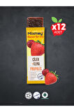 Mixmey Bee Propolisli Çilek Meyve Bar | Bağışıklık Ve Çilek Lezzeti - 25gr X 12 Adet