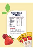 Mixmey Bee Propolisli Çilek Meyve Bar | Bağışıklık Ve Çilek Lezzeti - 25gr X 12 Adet
