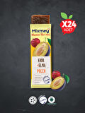 Mixmey Bee Erik Ve Polen Meyve Bar 24 Adet | Glutensiz Vejetaryen Bar - 25gr X 24 Adet