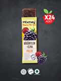 Mixmey Bee Böğürtlen Ve Polen Meyve Bar 24 Adet | Glutensiz Vejetaryen Bar - 25gr X 24 Adet