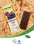 Mixmey Bee Böğürtlen Ve Polen Meyve Bar 24 Adet | Glutensiz Vejetaryen Bar - 25gr X 24 Adet