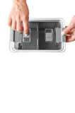 Arar Home 5 Litre Gri Süzgeçli Bölmeli Organizer Buzdolabı Hava Geçirmez Saklama Kabı