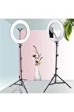 A380 Rıng Fıll Lıght Profesyonel Selfie Işığı 38 Cm 2mt Stand