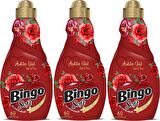 Bingo Soft Çamaşır Yumuşatıcı Konsantre 1440 ml Aşkla Gül (Gül & Iris) (3'lü Set)