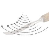NAREX 829412 Profi Ahşap Oyma Oluklu Spoon Iskarpela Profile 7 12 mm