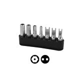 Narex 857100 1/4'' 25 mm Delikli Allen Spanner Bits Uç Set 7 Parça