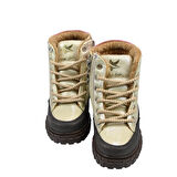 SİA ÇANTA BOOT'S ÇIRTLI & BAĞÇIKLI ORTAPEDİK  & ANATOMİK SAĞLAM KAYMAZ TABANLI UZUN KONÇLU İÇİ KÜRKLÜ NEFES ALAN ÇOCUK SNOW BOOT