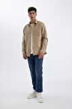 DeFacto Regular Fit Düğmeli Basic Düz Gabardin Pamuklu Uzun Kollu Gömlek A5383AX24AUBG801