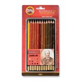 Mondeluz Aquarell Boya Kalemi 12 Renk KAHVERENGİ TONLAR Metal Kutu 3722-012B